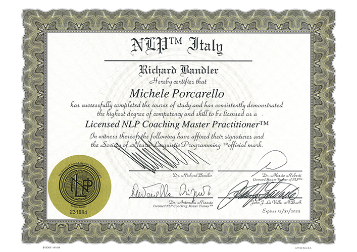 master practitioner PNL